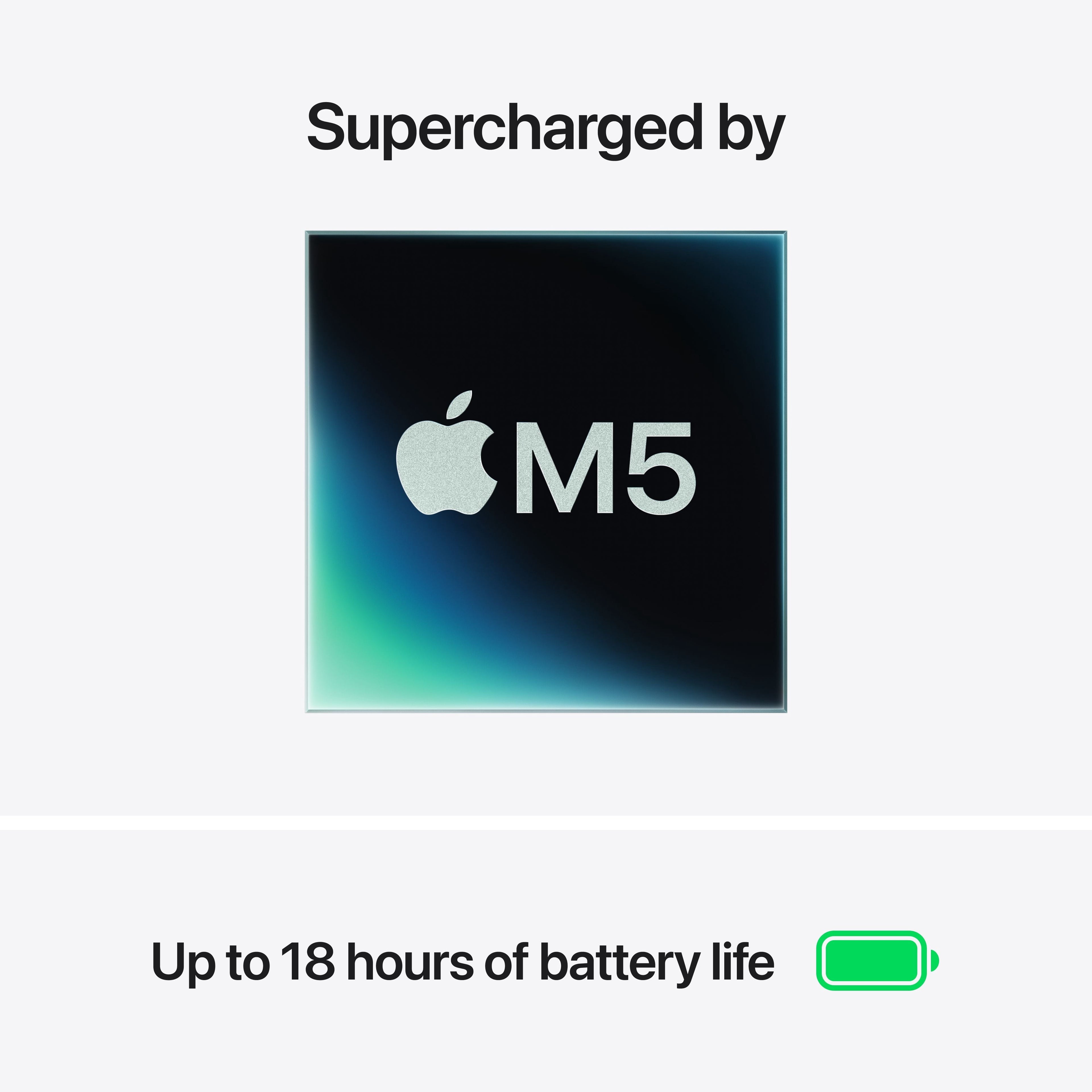Apple 15 MacBook Air with M5 chip. 10 core CPU / 10 core GPU. 16GB Memory. 1TB SSD - Midnight