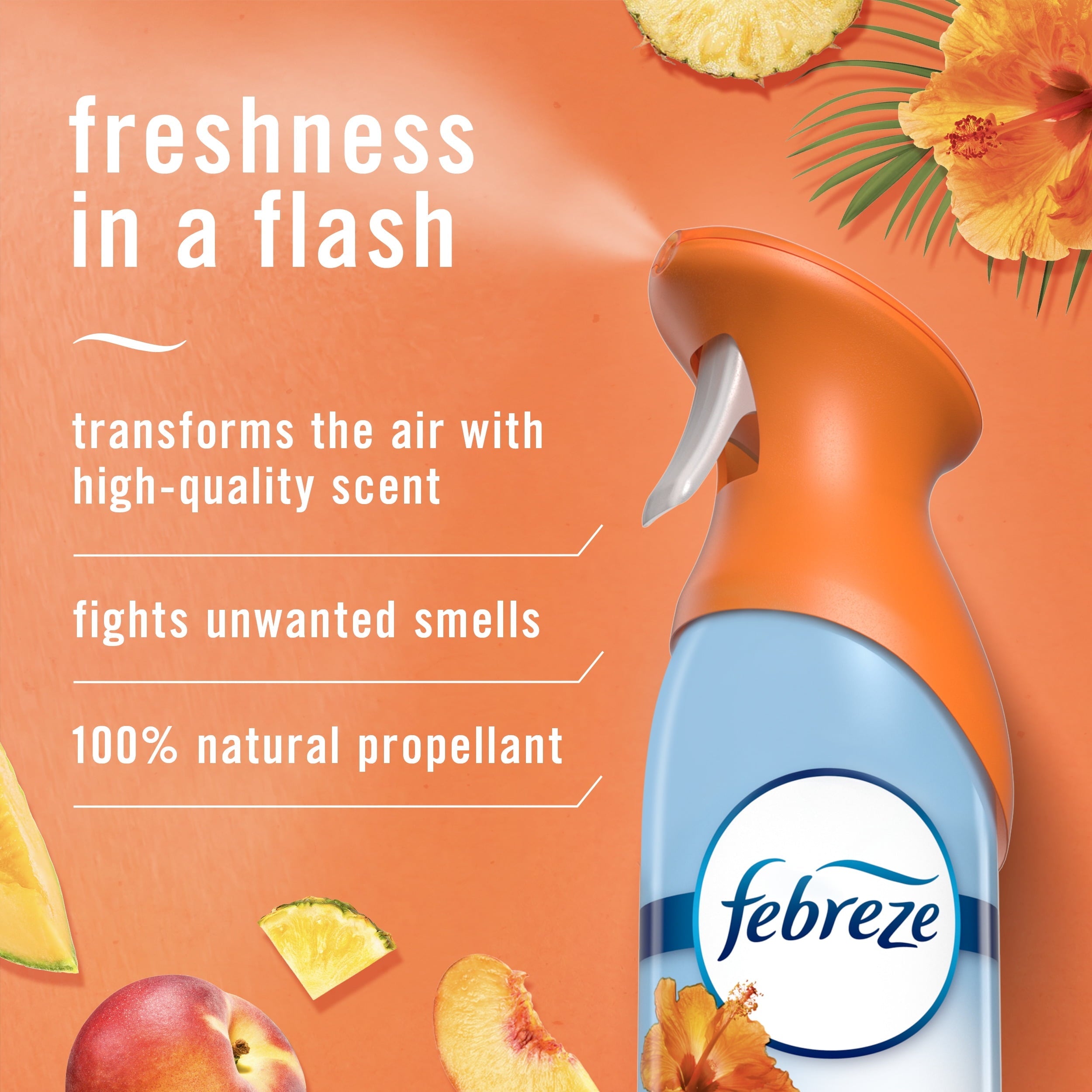 Febreze Odor-Fighting Air Freshener Room Spray. Hawaiian Aloha. 8.8 oz. 2 Count