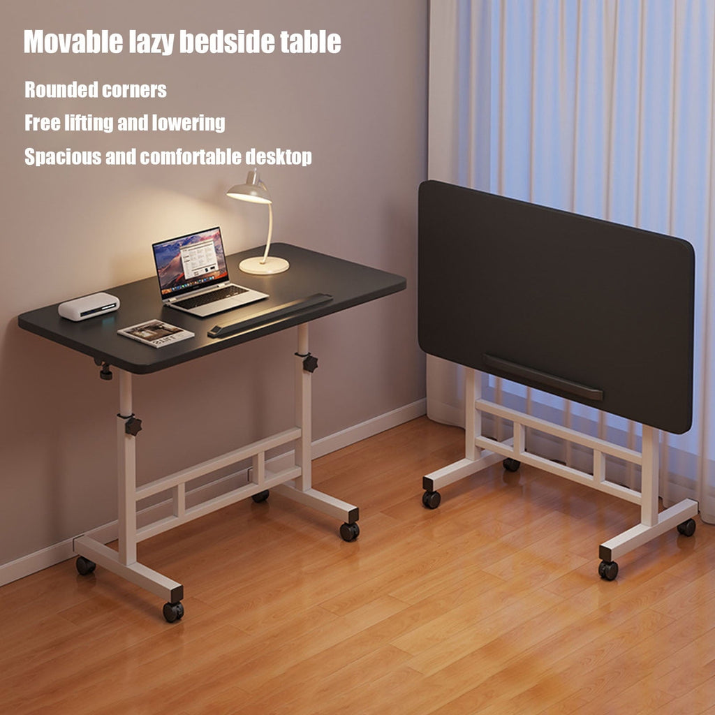 Study Computer Desk Home Office. Adjustable Height Laptop Writing Table. Bedside Table Lazy Sofa Table Minimalist Desk. End Table Sofa Side Table. Small Standing Desk with Wheels for Bedside Sofa