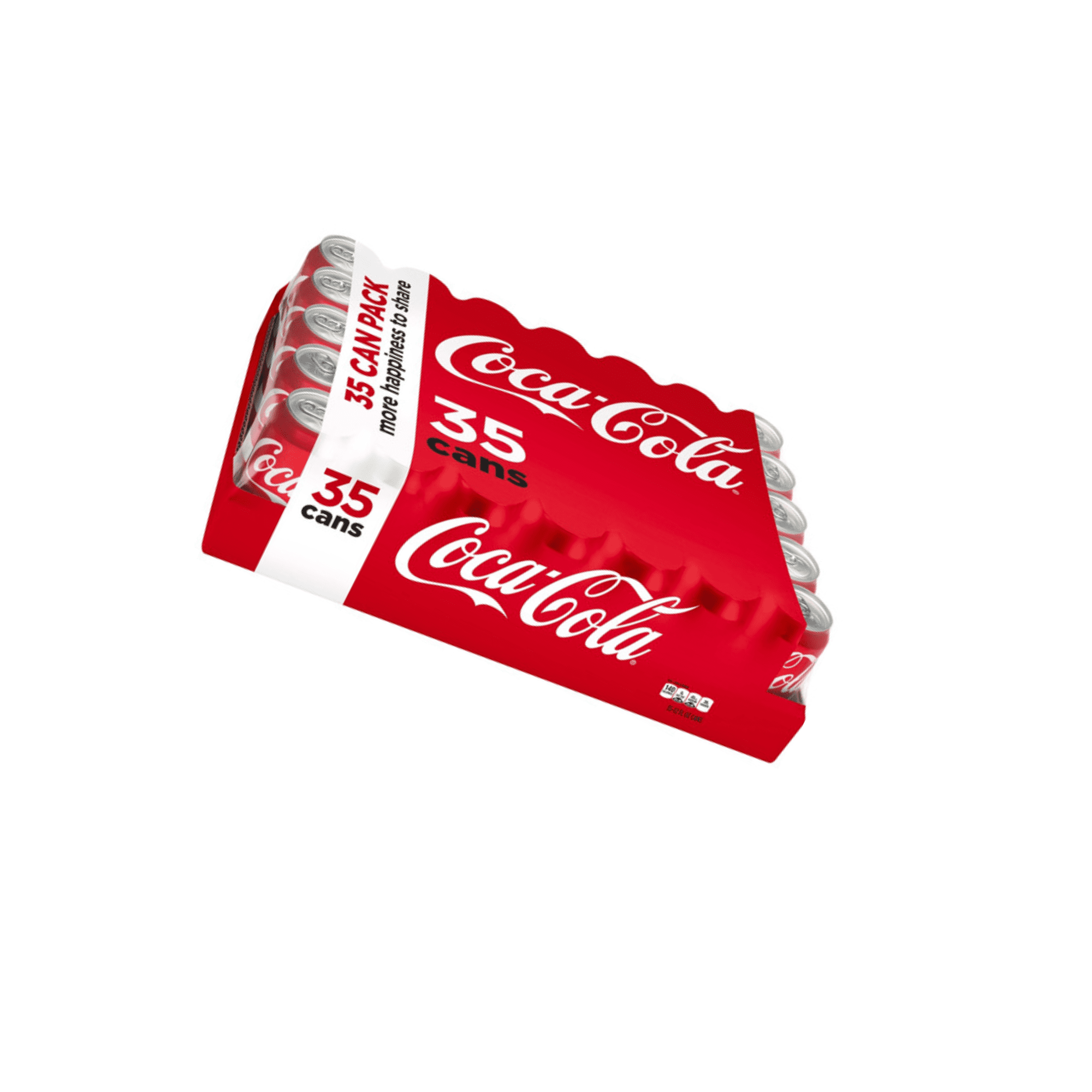 coca-cola drink cans. 12 fl. oz. (pack of 35)