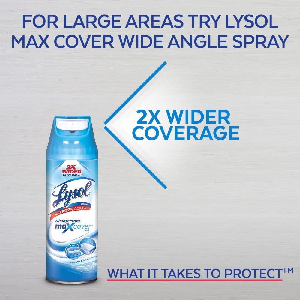Lysol Disinfectant Spray. Crisp Linen. 19 oz. 2-Pack